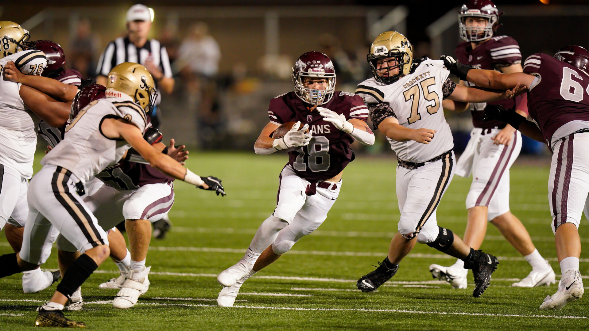 Varsity Football David Crockett at Dobyns-Bennett